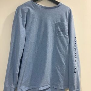 Vineyard vines T-shirt Long sleeve light blue XXL